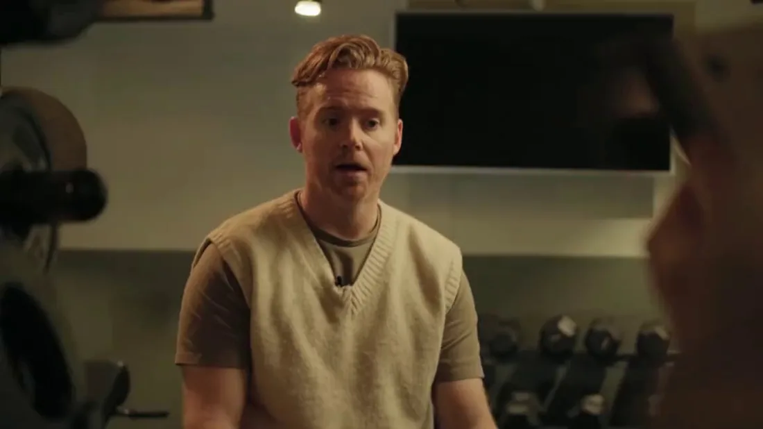 Jaap Dibbets van Vital Gym Arnhem in de sportschool, still uit de klantvideo